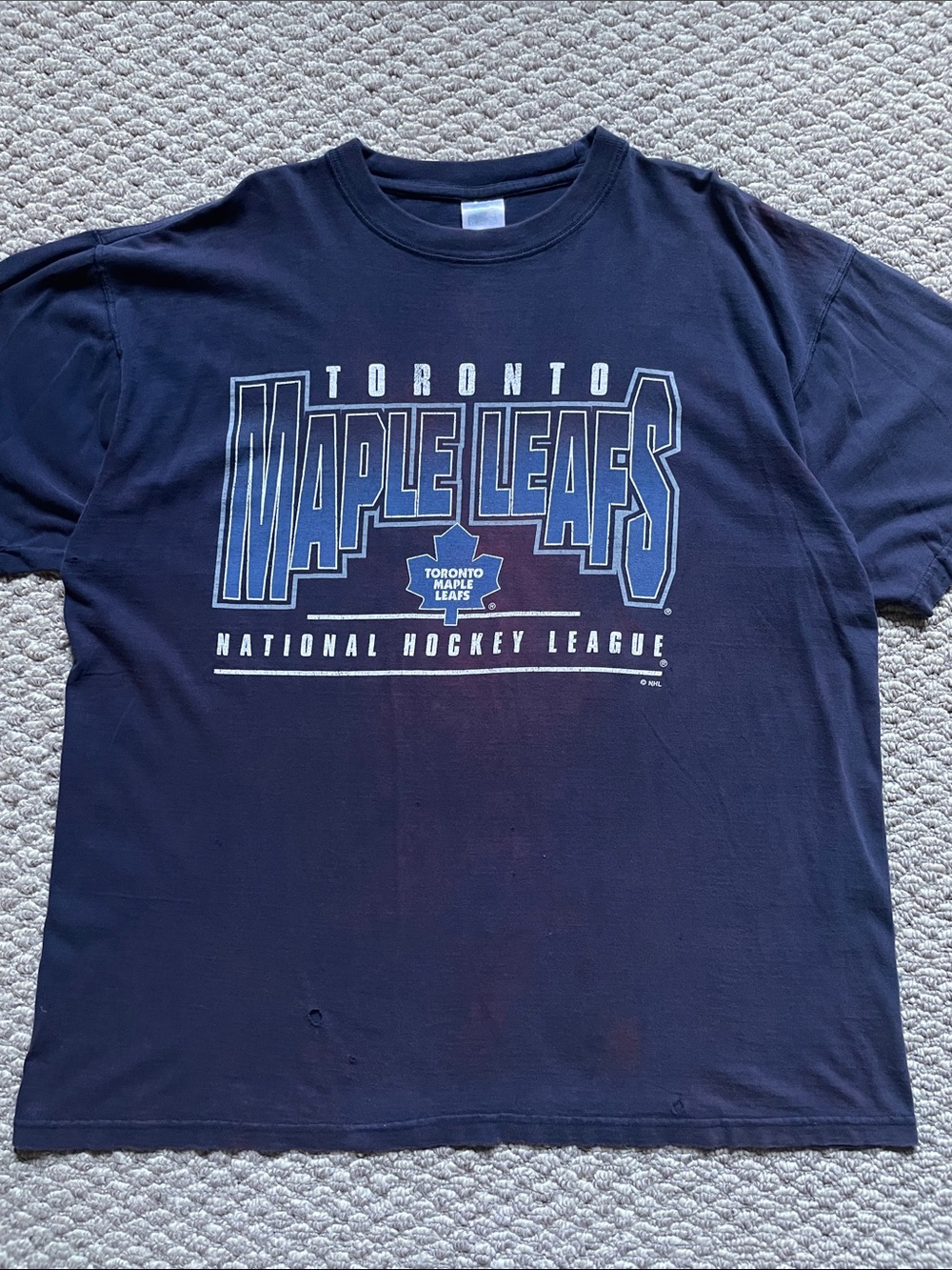 Vintage starter Toronto Maple leafs nhl hockey t shirt